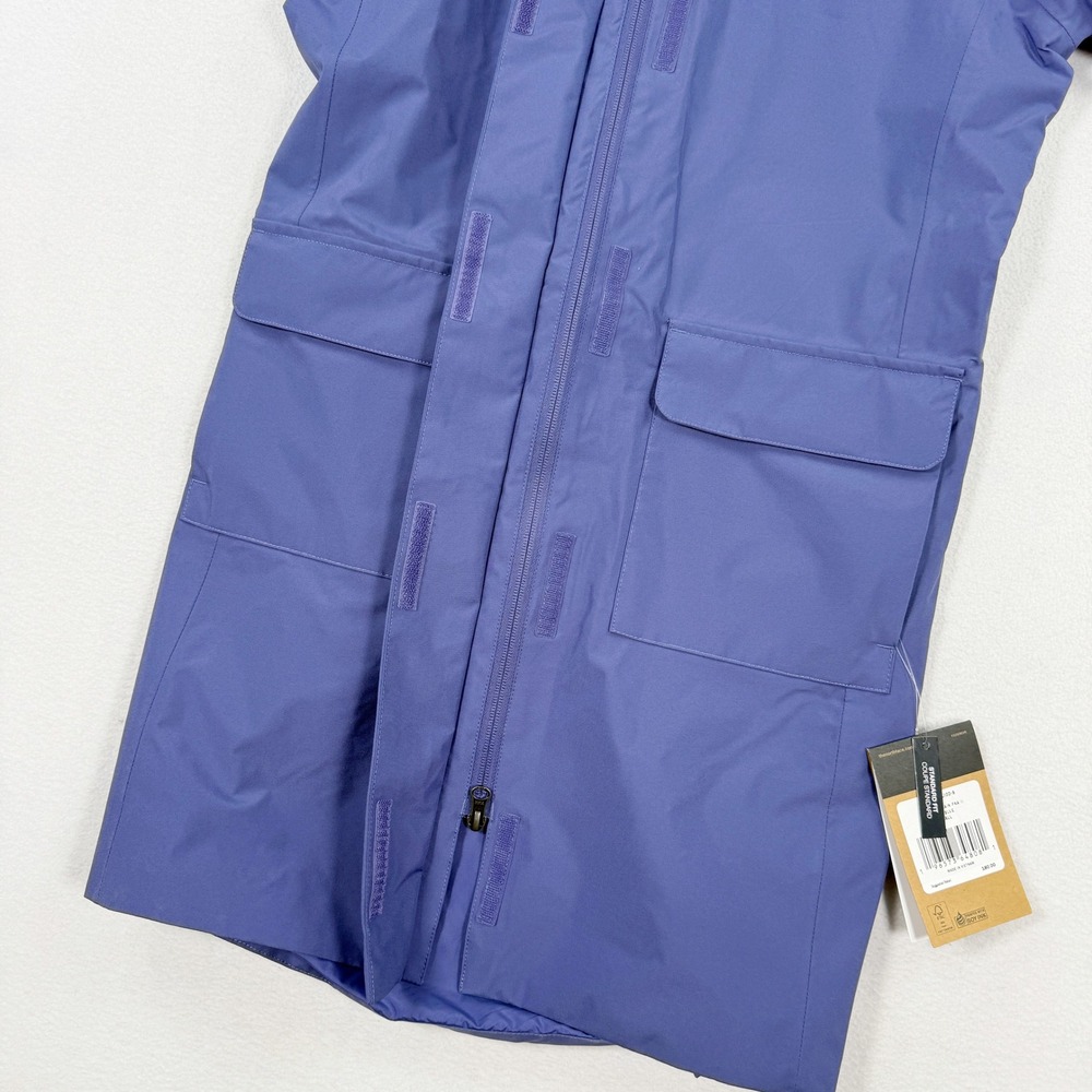The North‎ Face City Breeze Rain Parka Ii Size S Womens Cave Blue NEW - Picture 5 of 9